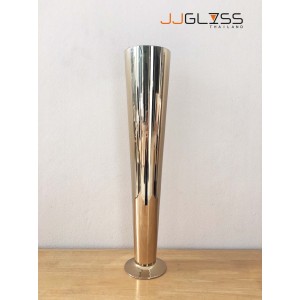 GOLD-H0031-60YP - GOLD Handmade Colour Vase